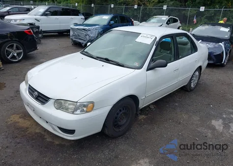 2001 Toyota Corolla Le z USA, uszkodzony, nr VIN 1NXBR12E41Z482121